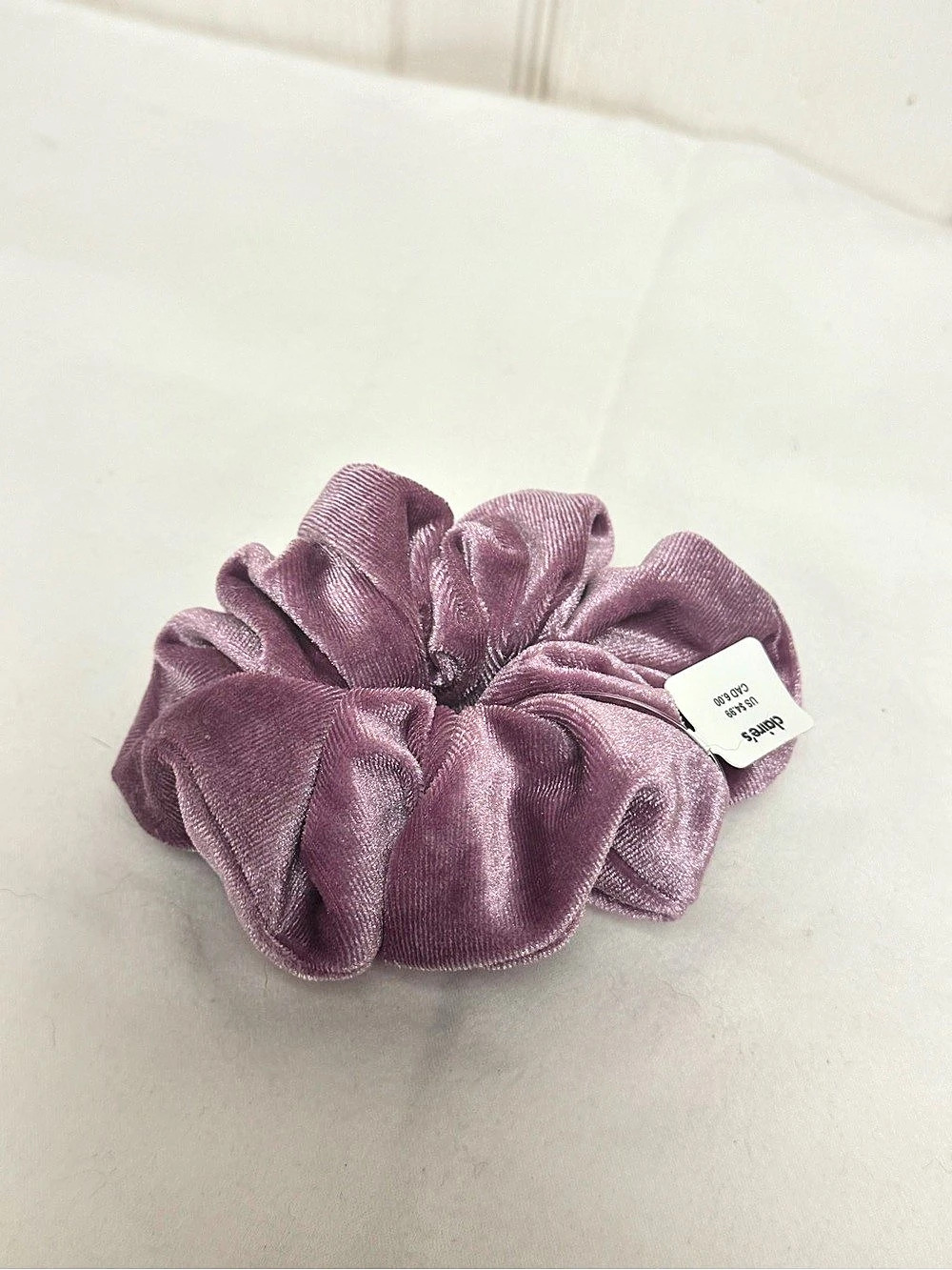 Claire's Purple Velvet Scrunchie